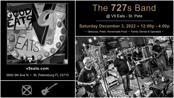 The 727s Band @ V9 Eats 2022-12-03-SAT