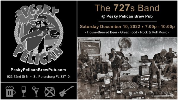 The 727s Band @ Pesky Pelican 2022-12-10-SAT