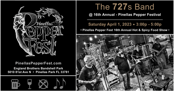 The 727s Band @ Pinellas Pepper Festival 2023-04-01-SAT