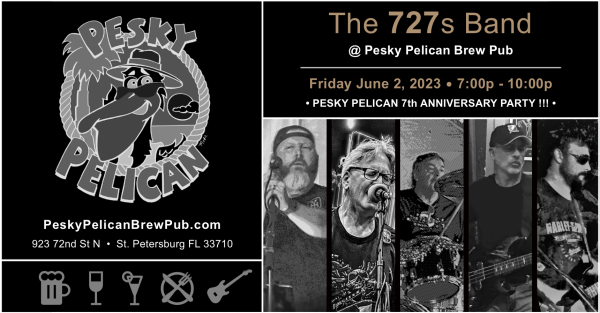 The 727s @ Pesky Pelican 2023-06-02-FRI