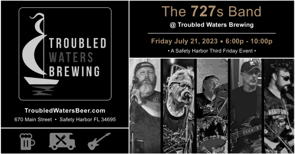 The 727s Band @ Troubled Waters Brewing 2023-07-21-FRI