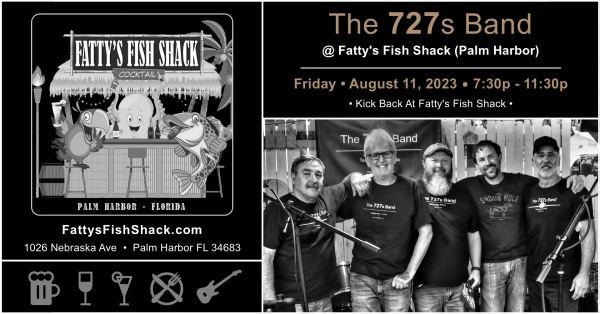The 727s @ Fattys Fish Shack 2023-08-11-FRI