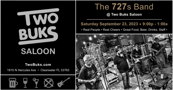 The 727s Band @ Two Buks Saloon 2023-09-23-SAT