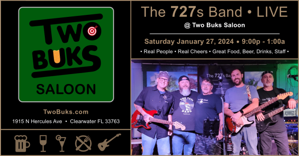 The 727s @ Two Buks Saloon 2024-01-27-SAT