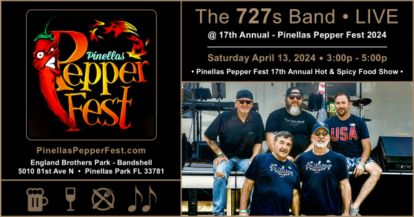 The 727s @ Pinellas Pepper Fest 2024-04-13-SAT