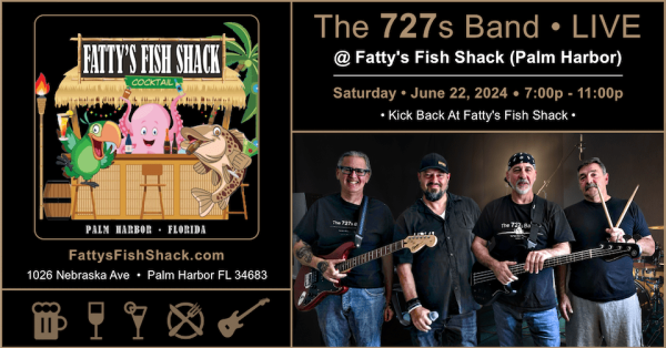 The 727s @ Fattys Fish Shack 2024-06-22-SAT