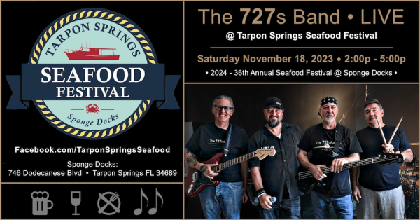 The 727s @ Tarpon Springs Seafood Festival 2024-11-09-SAT