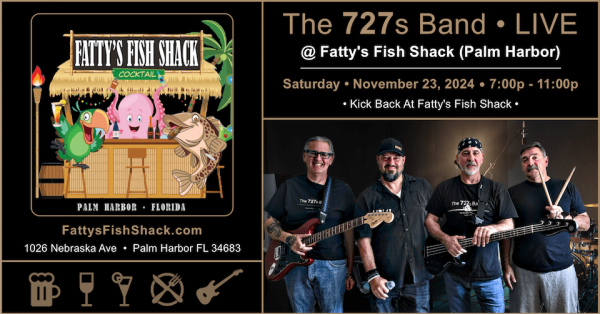 The 727s @ Fattys Fish Shack 2024-11-23-SAT